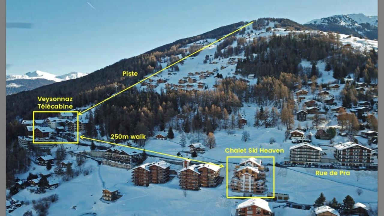 Ski Heaven 7 Veysonnaz Exterior foto